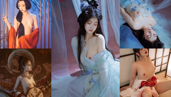 A highly artistic period-drama erotic photo collection