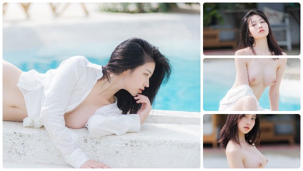 The nude photos taken by the pool are absolutely stunning