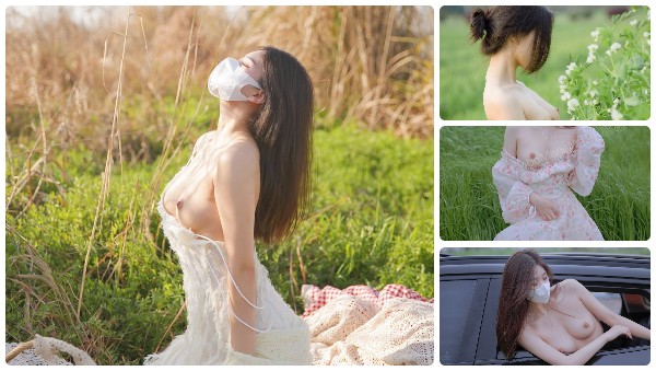 Mädchen mit ihrer Vorliebe für Nacktfotos im Freien