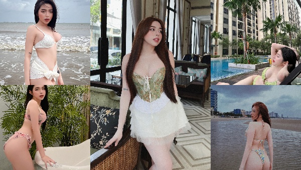 Schönes Mädchen auf Facebook Huynh Lam To Ngan