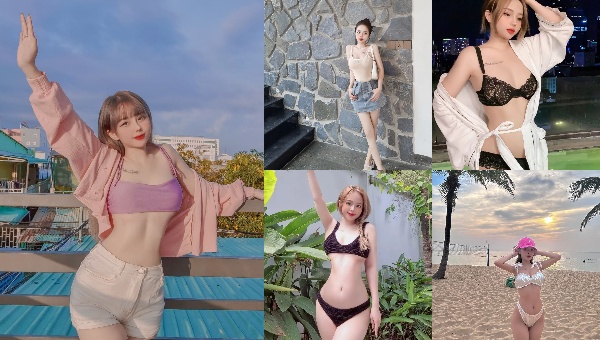 Schönes Mädchen auf Facebook Jumpy Phuong Anh