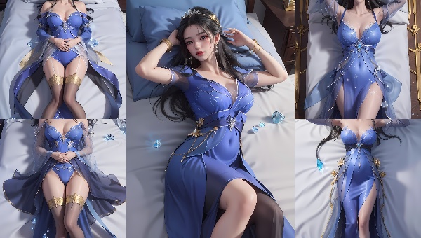 Schönes 3D-Foto von Li Muwan Xian Ni