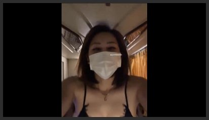 Older Sister Masturbating with a Banana on a Sleeper Bus