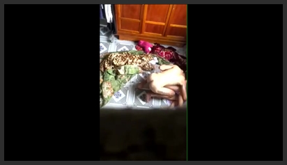 A secretly recorded sex video of a couple having sex in a rented room