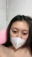 Sex video of a young girl streaming herself showing off her bright pink pussy