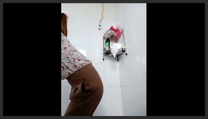 Slutty kindergarten teacher inserts a vibrator while teaching