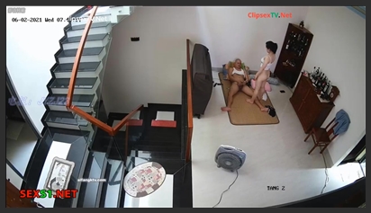Going Overseas for Work and Opening Camera to See Wife Sucking Big Cock
