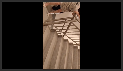 Fucking a Teacher on the Staircase