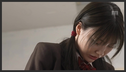 A schoolgirl who gets wet under the skillful fingers of a pervert