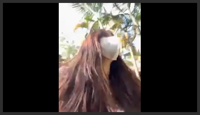 Extremely horny Vietnamese girl live streams masturbation while on a trip with a Western boyfriend