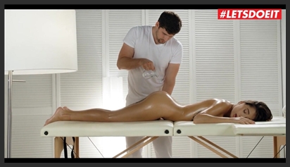 After a full body massage, she moves on to touching the Pussy Girl