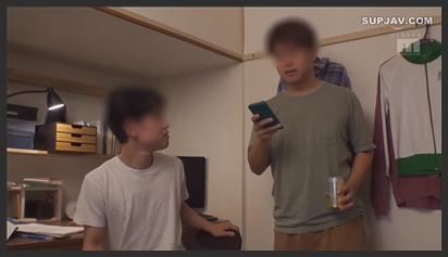Male College Girl, never been in a relationship, sees her friend fucking with two girls