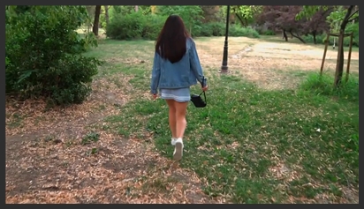 In the Park, Seduced a Beautiful Girl, Sucking My Dick