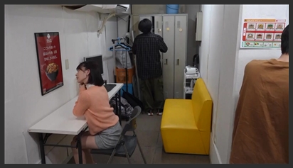 A woman with a loving husband who works part-time gets aroused by a young Schoolgirl