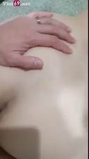Zhang Ba Chi bends over so her boyfriend can fuck her